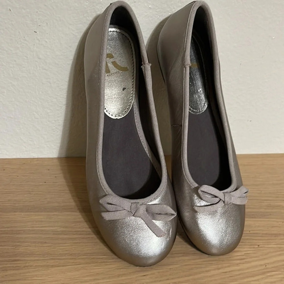 REPORT Pewter (golden silver) flats 7 - Picture 14 of 16